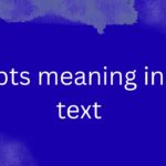 bts meaning in text