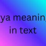 cya meaning in text