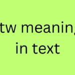 ftw meaning in text