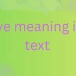 fye meaning in text
