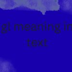 gl meaning in text