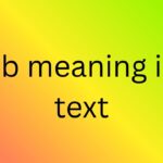 hb meaning in text
