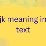 jk meaning in text