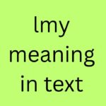 lmy meaning in text