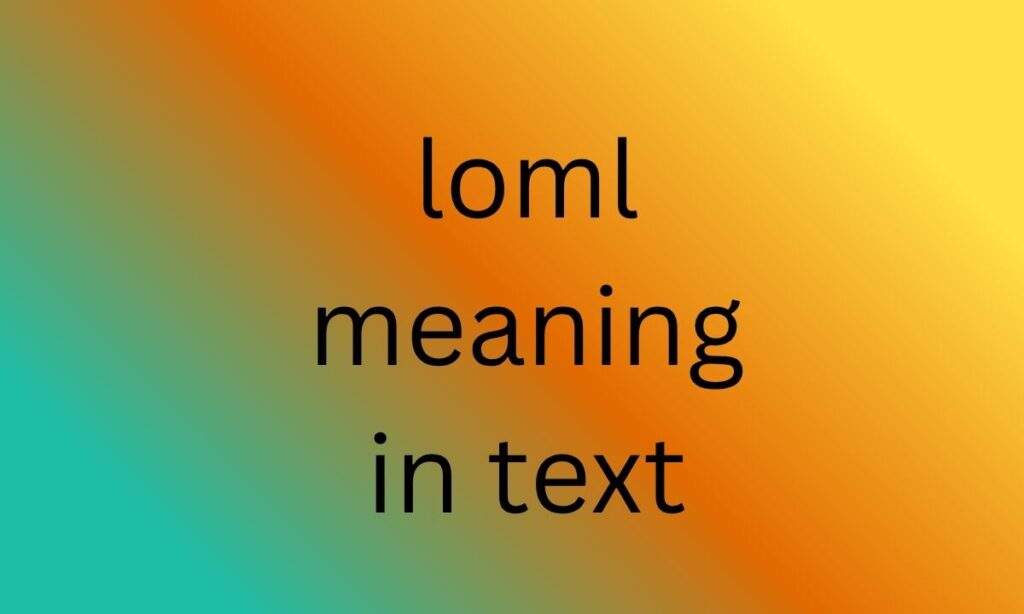 loml meaning in text
