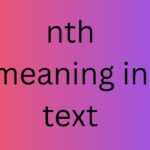 nth meaning in text