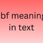 tbf meaning in text