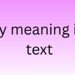 ty meaning in text