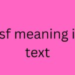 asf meaning in text