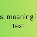 asl meaning in text