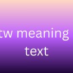 btw meaning in text