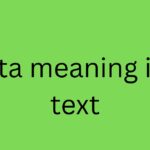 eta meaning in text