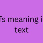ffs meaning in text