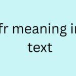 fr meaning in text