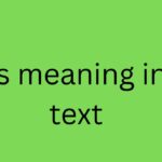 fs meaning in text