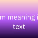 hm meaning in text