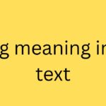 ig meaning in text