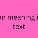 ion meaning in text