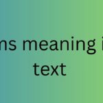 kms meaning in text