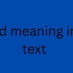 nd meaning in text