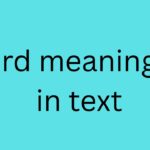 rd meaning in text