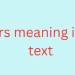 rs meaning in text