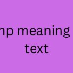 tmp meaning in text
