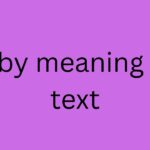 wby meaning in text