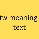 wtw meaning in text