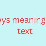 wys meaning in text